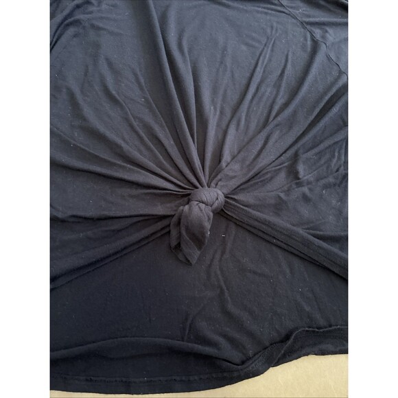 Forever 21 Short sleeve Shirt Top Womens 0XL Black Minimalist Basic - Picture 5 of 9